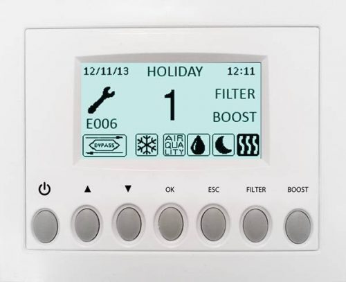 AERAULIQA - Szabályozó egység nem süllyesztett CTRL-DSP (QR200A-180ABP-230E)