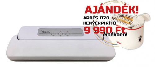 ARDES 7V01W Vákuumos fóliázógép ajándék ARDES 1T20 kenyérpirítóval