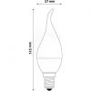 Avide LED CANDLE IZZÓ FLAME 6W E14 NW 4000K ABC14NW-6W-FL