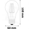 Avide LED FILAMENT GLOBE IZZÓ 7W E27 NW 4000K ABLFG27NW-7W