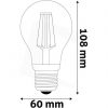 Avide LED FILAMENT GLOBE IZZÓ 9W FÉNYERŐSZABÁLYZÓS E27 NW 4000K ABLFG27NW-9W-D