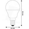 Avide LED GLOBE IZZÓ MINI G45 6.5W E14 CW 6400K ABMG14CW-6.5W