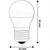 Avide LED GLOBE IZZÓ MINI G45 4.5W E27 CW 6400K ABMG27CW-4.5W