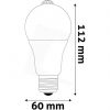 Avide SMART IZZÓ LED GLOBE A60 8.8W NW 4000K PIR MOZGÁSÉRZÉKELŐVEL ASG27NW-8.8W-PIR