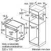 Bosch SÜTŐ BEÉPÍTHETŐ ELEKTROMOS HBA5785S6