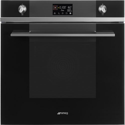 SMEG KOMBINÁLT MIKROHULLÁMÚ SÜTŐ,Linea design, 11+1 funkció, LCD kijelző, feketeüveg