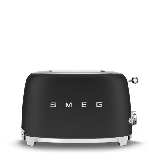 SMEG KENYÉRPIRÍTÓ, retro, 2 szeletes, matt fekete