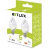 Retlux LED IZZÓ LED C37 2X5W E14 WW REL 34